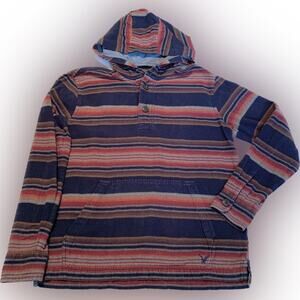 AMERICAN EAGLE Mens Shirt Size Small Southwestern Pullover Long Sleeve Hoodie